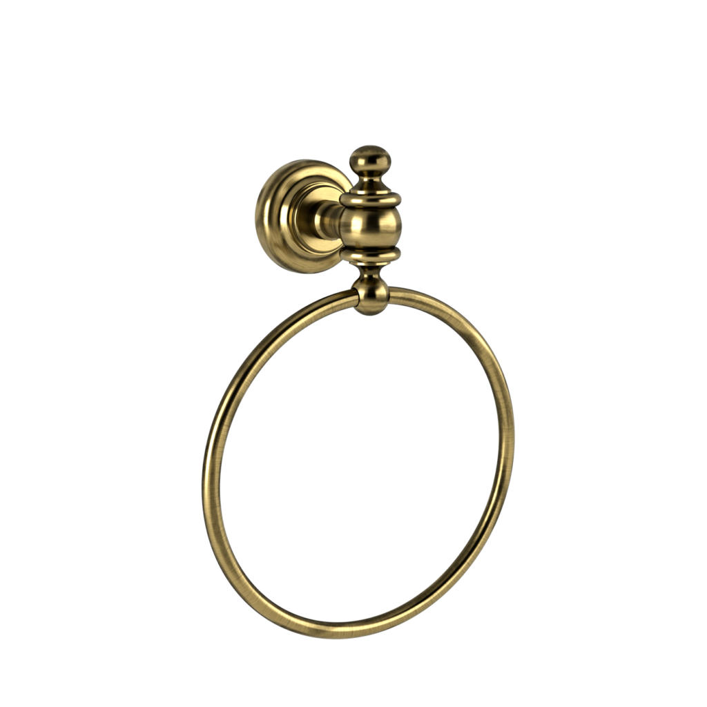 RETRO TOWEL RING BRONZE
