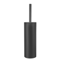 Black toilet brush with short handle