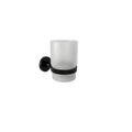 SIGMA BLACK MATTE WALL MOUNTED TUMBLER HOLDER