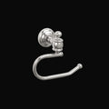 RETRO TOILET ROLL HOLDER CHROME