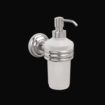 RETRO WALL MOUNTED SOAP DISPENSER CHROME