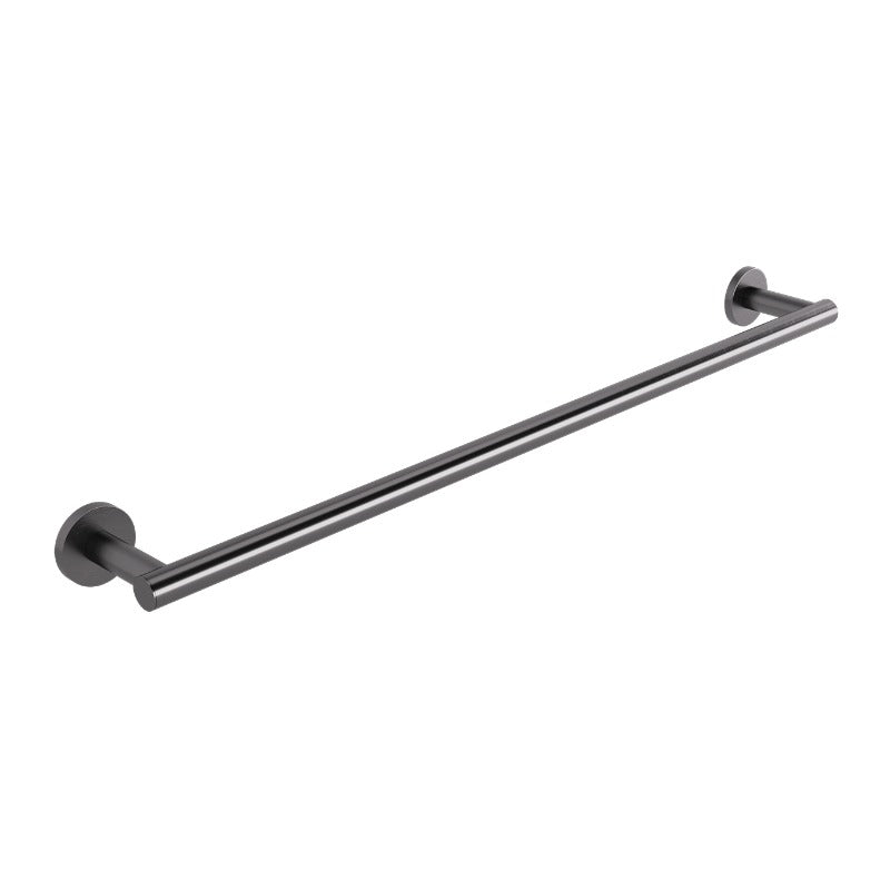 OMICRON SINGLE TOWEL RAIL 60X7.5X4.4CM PVD BRUSHED GUNMETAL