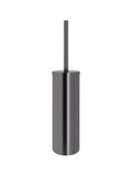 TOILET BRUSH WITH SHORT HANDLE PVD BRUSHED GUNMETAL