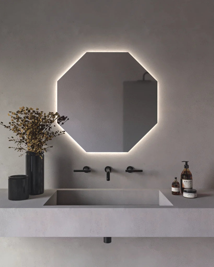 OCTAGON MIRROR 70X70CM