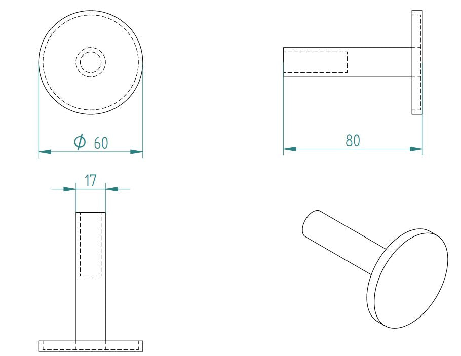 LAMDA TOWEL RING