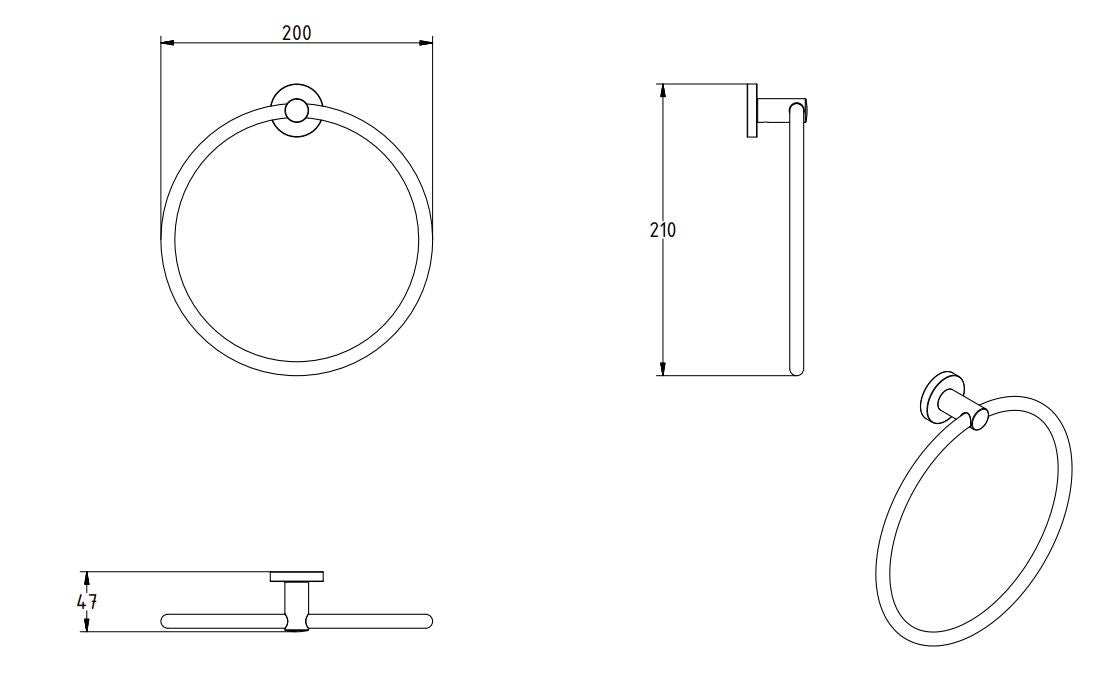 SIGMA TOWEL RING