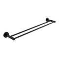 SIGMA BLACK MATTE DOUBLE TOWEL RAIL 58CM