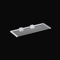 KAPPA DOUBLE SUPPORTED SHOWER SHELF