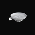 EPSILON FROSTED GLASS SOAP DISH HOLDER