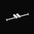 EPSILON DOUBLE TOILET ROLL HOLDER