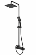 SQUARE BLACK MATTE COLUMN WITH MIXER