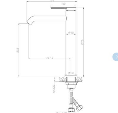 ERA High Spout Basin Mixer