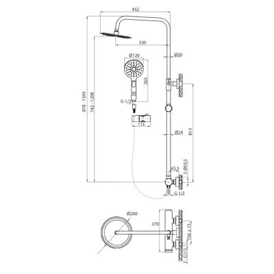 ERA Shower Column