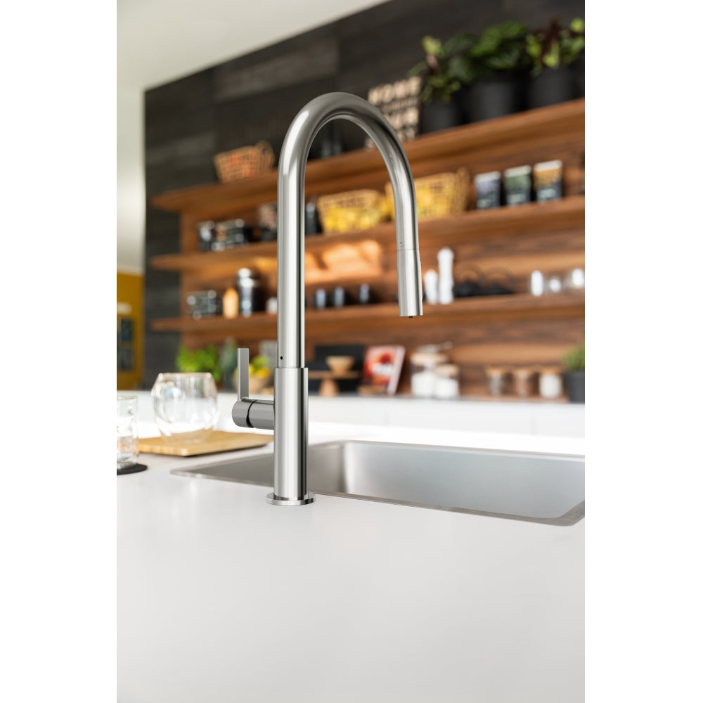 FRANKE Maris Slim Clear Water Pull-Out Kitchen Mixer