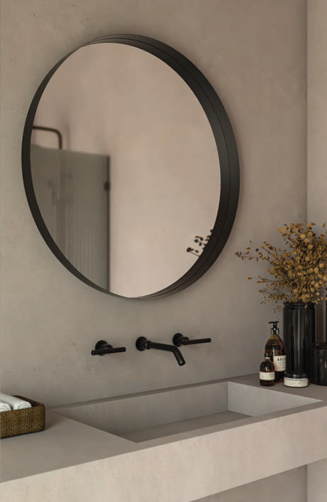 IRON CIRCLE  WALL MIRROR