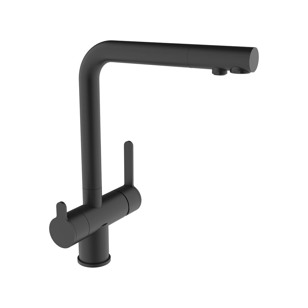 NEXUS BLACK MATTE SINGLE-LEVER 3WAY PULL-OUT KITCHEN MIXER