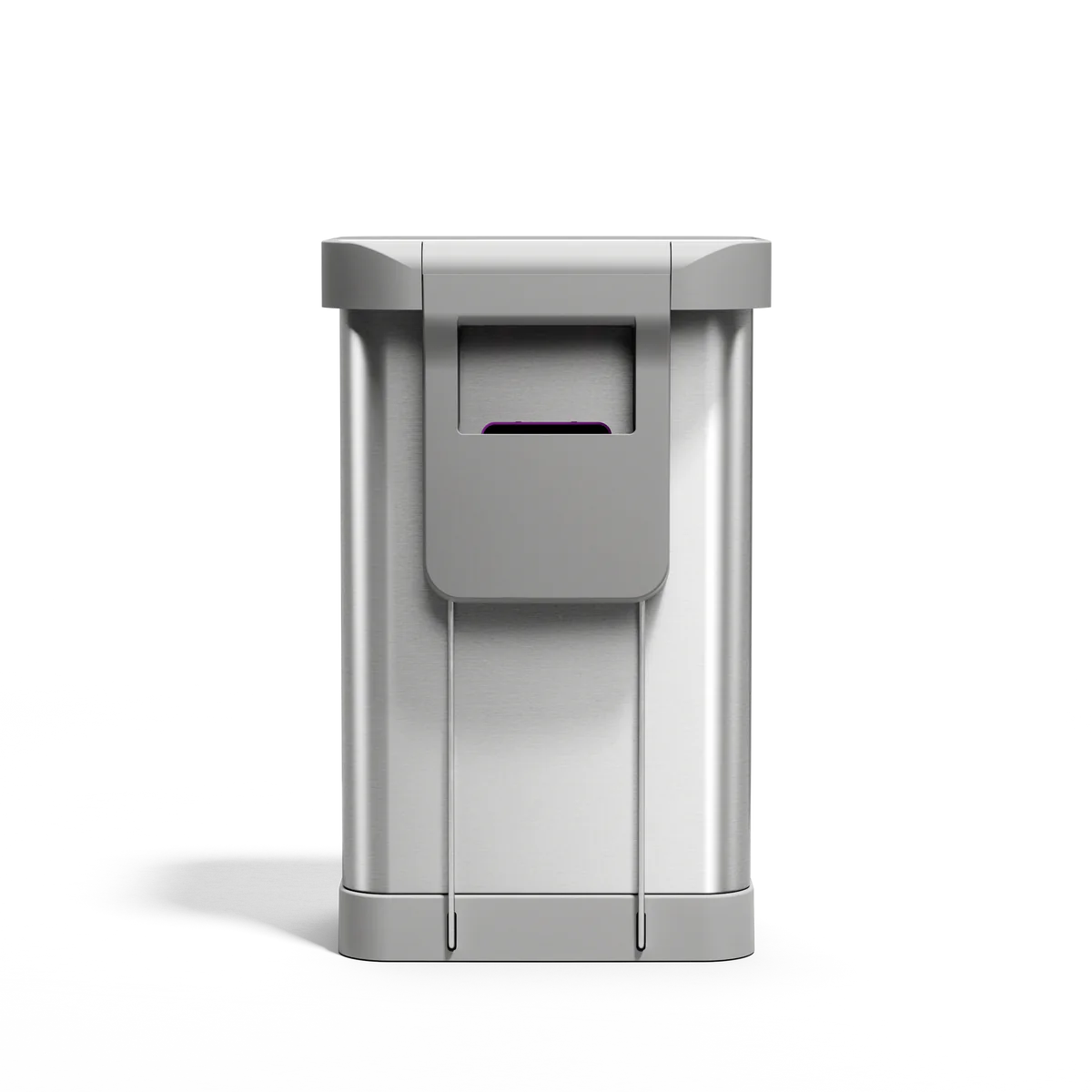 45L BRUSHED STAINLESS STEEL BIN