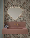 HEART 65X55CM MIRROR