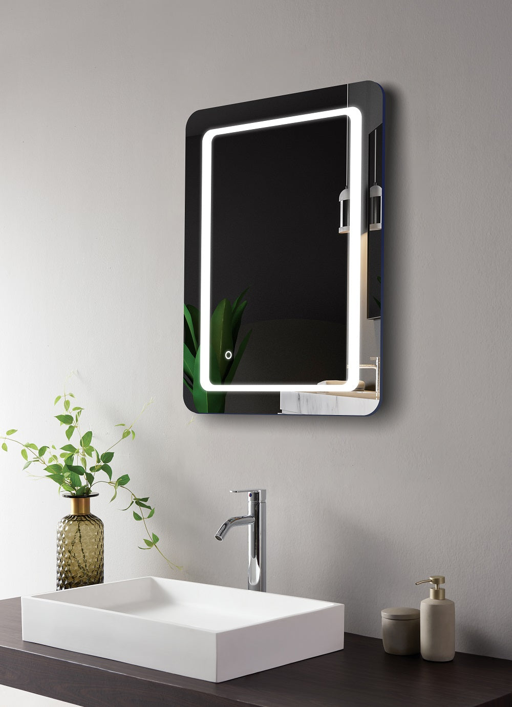 RECTANGULAR LED MIRROR 60X80