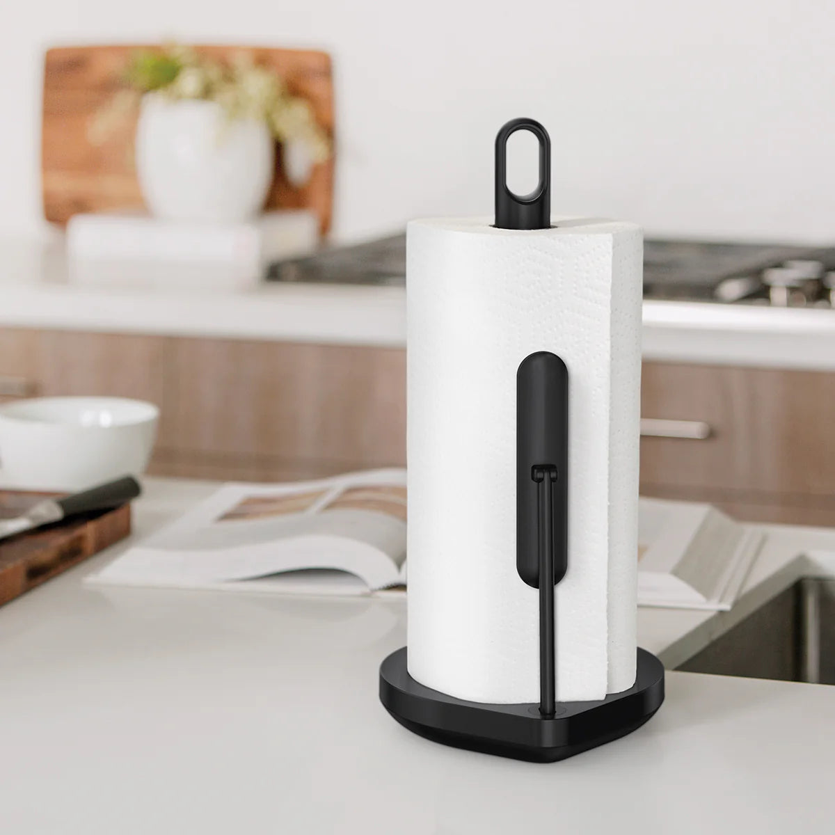 PAPER TOWEL HOLDER MATTE BLACK