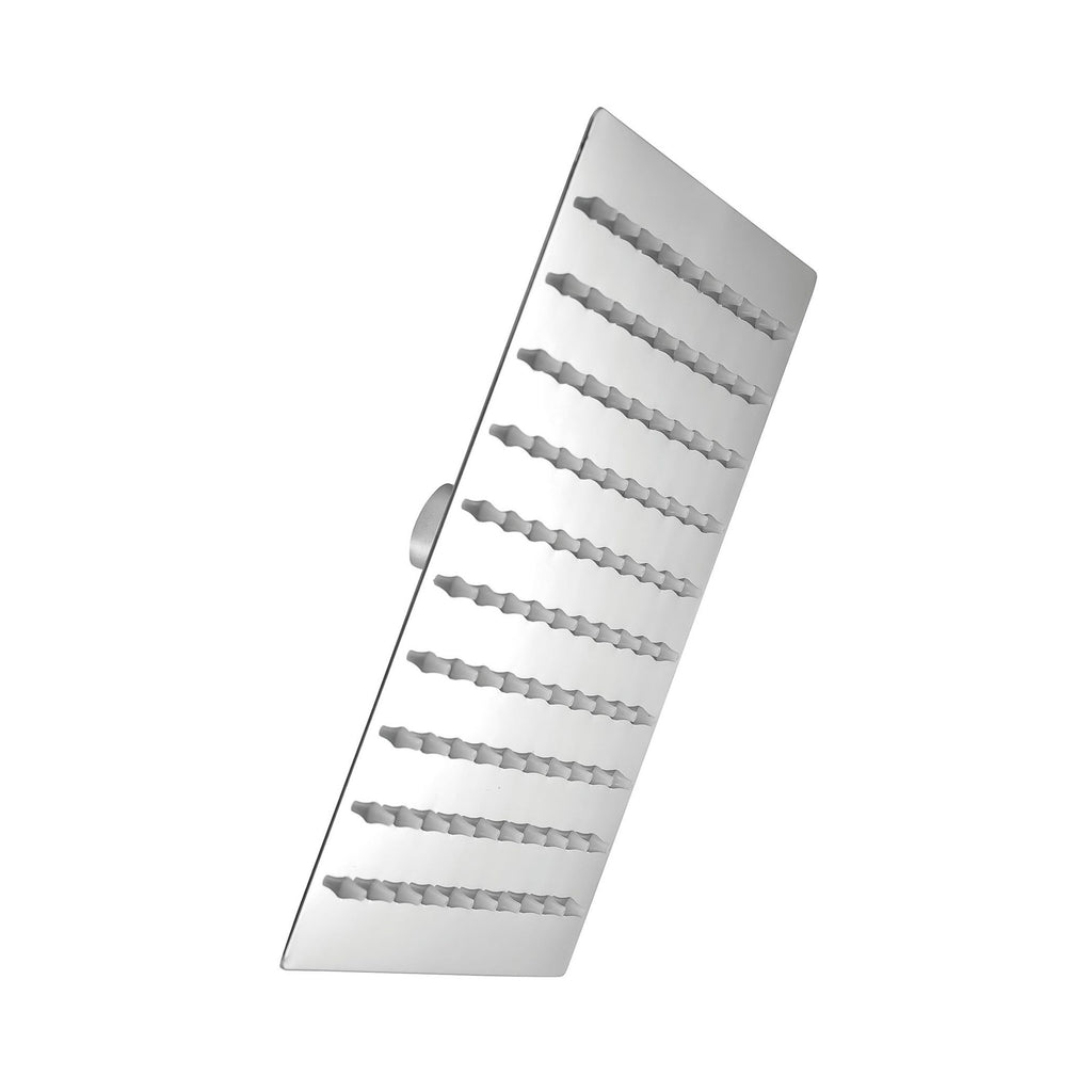 Slim chrome square shower head 25 cm