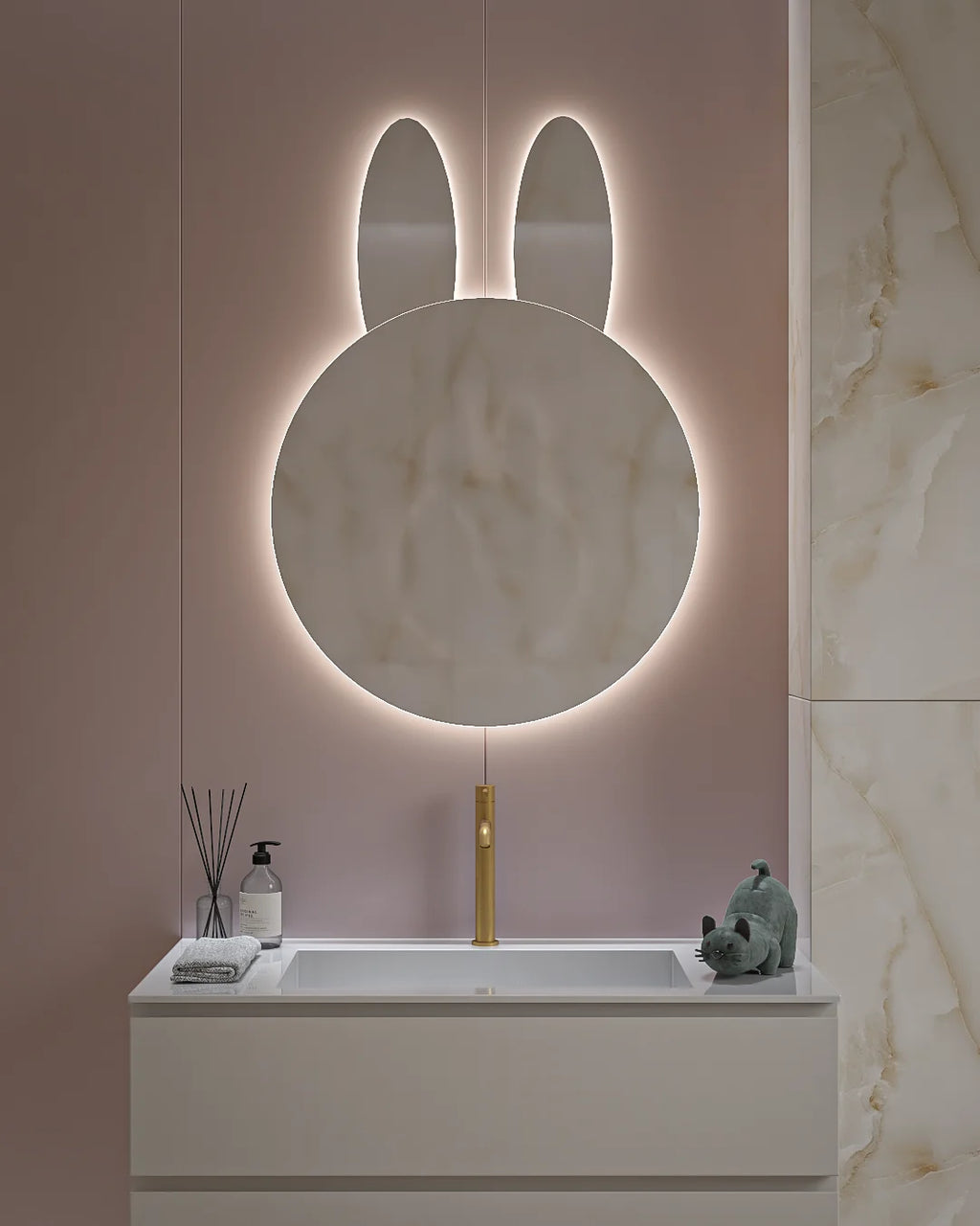 RABBIT 70X100CM MIRROR