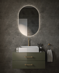 SEMI OVAL MIRROR