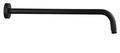 WALL CURVE SHOWER ARM 35CM BLACK MATTE