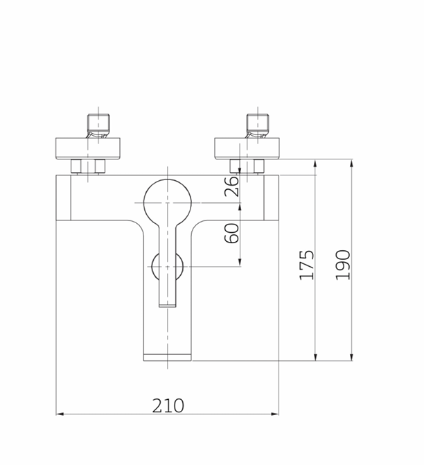 Orabella Elegance - Single lever bath-shower mixer