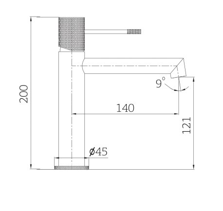 Orabella Terra - Single lever basin mixer