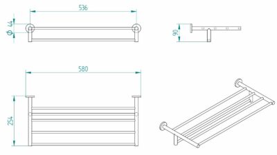 SIGMA TOWEL RACK