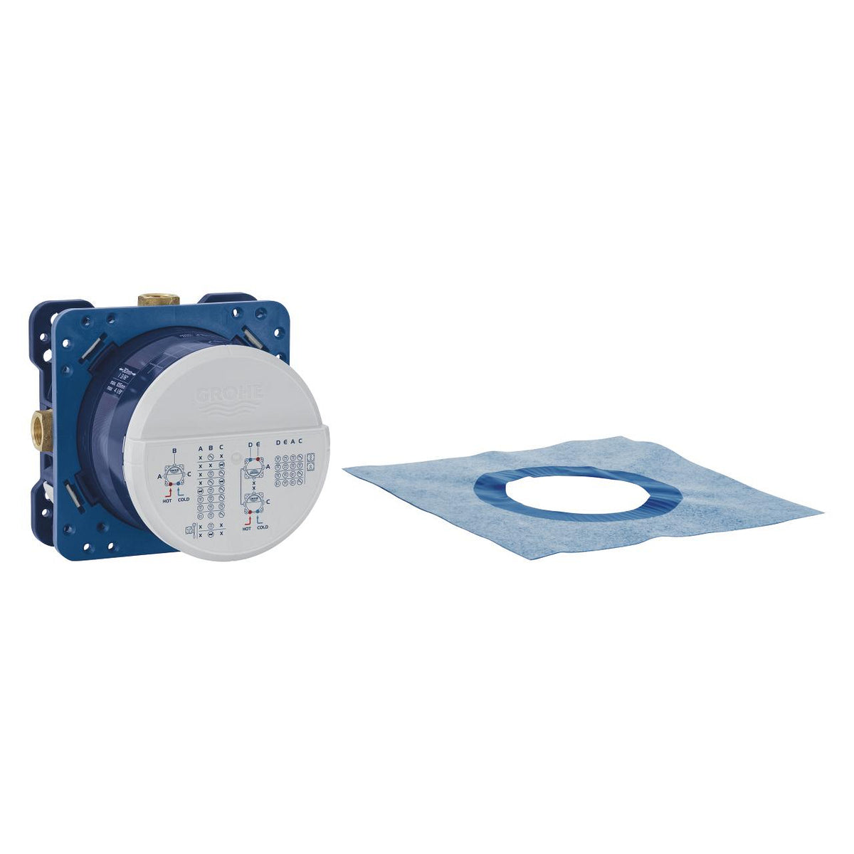 GROHE RAPIDO SMARTBOX UNIVERSAL ROUGH-IN BOX, 1/2″ FOR CONCEALED SHOWER MIXERS