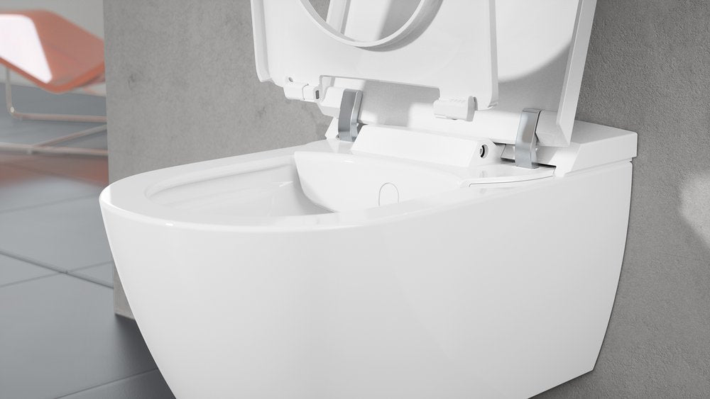 Villeroy&Boch ViClean-I100 Shower toilet, rimless, White Alpin CeramicPlus