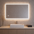 VIENNA WITH FRONT & BACKGROUND LED 60X80CM W/OUT MAGNIFYING MIRROR