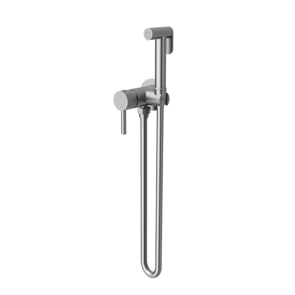 Orabella Diana Set Gun metal ight - Bidet shower set spray