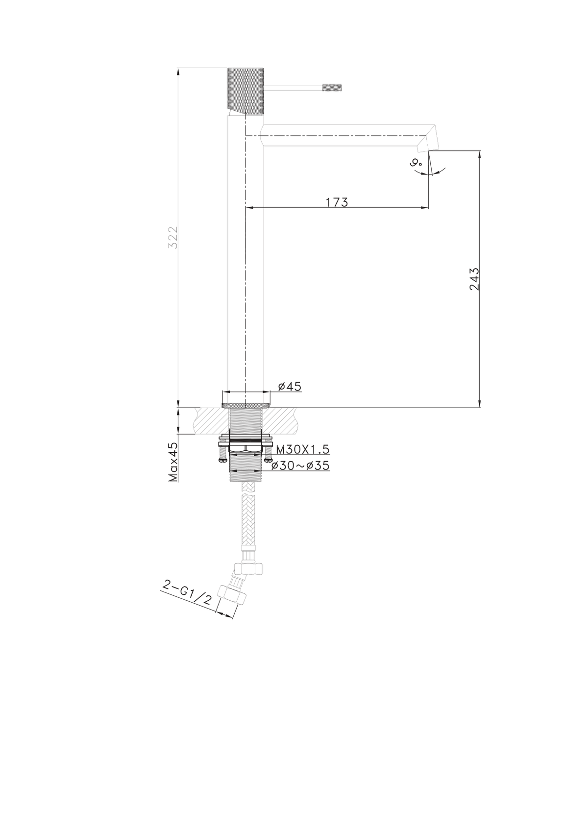 Orabella technical specifications and dimensions