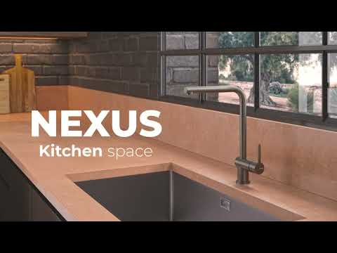 NEXUS BRUSHED GUNMETAL 2WAY SINGLE-LEVER BATH-SHOWER MIXER
