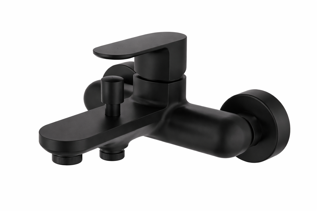 FOSS BATH MIXER MATT BLACK