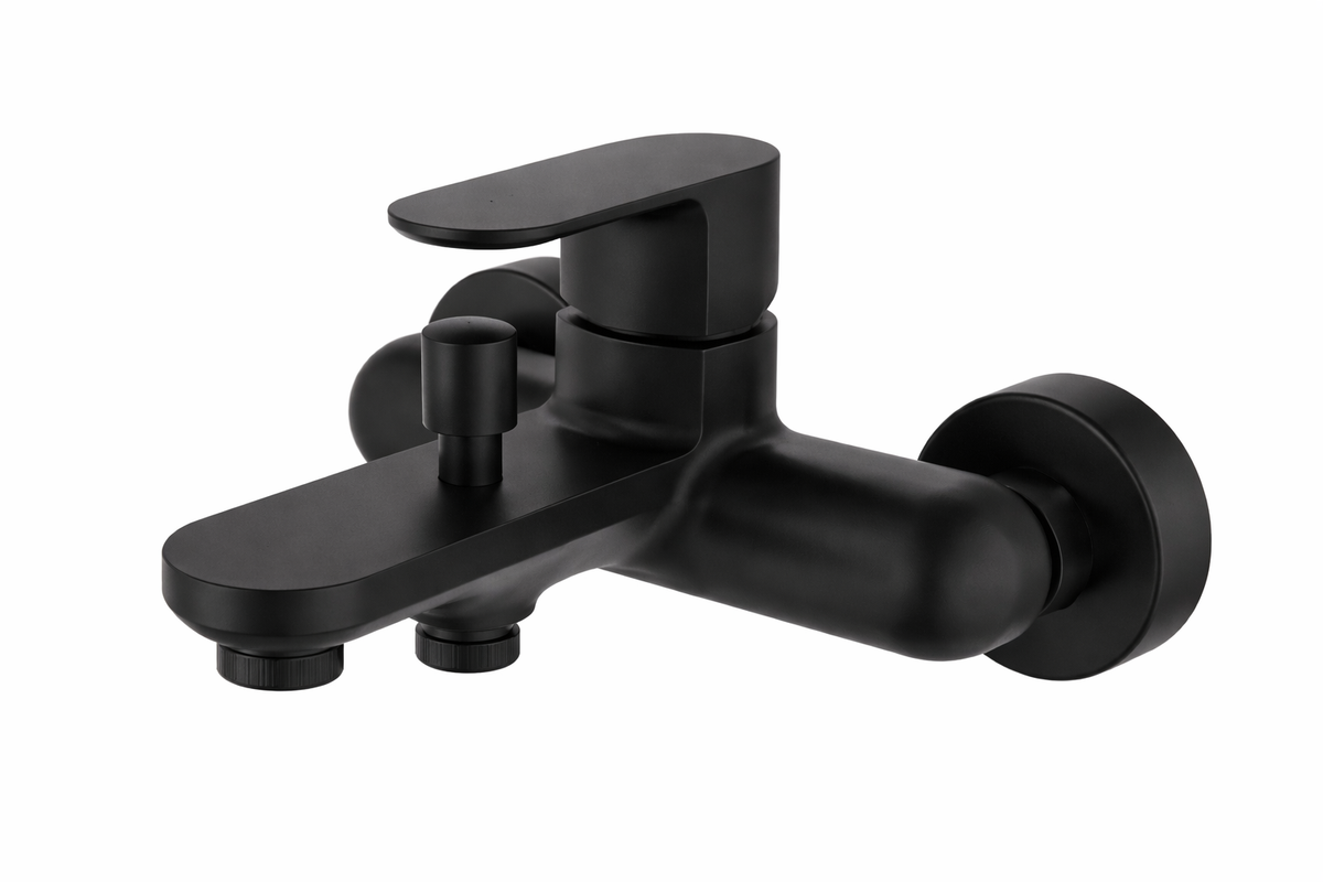 FOSS BATH MIXER MATT BLACK