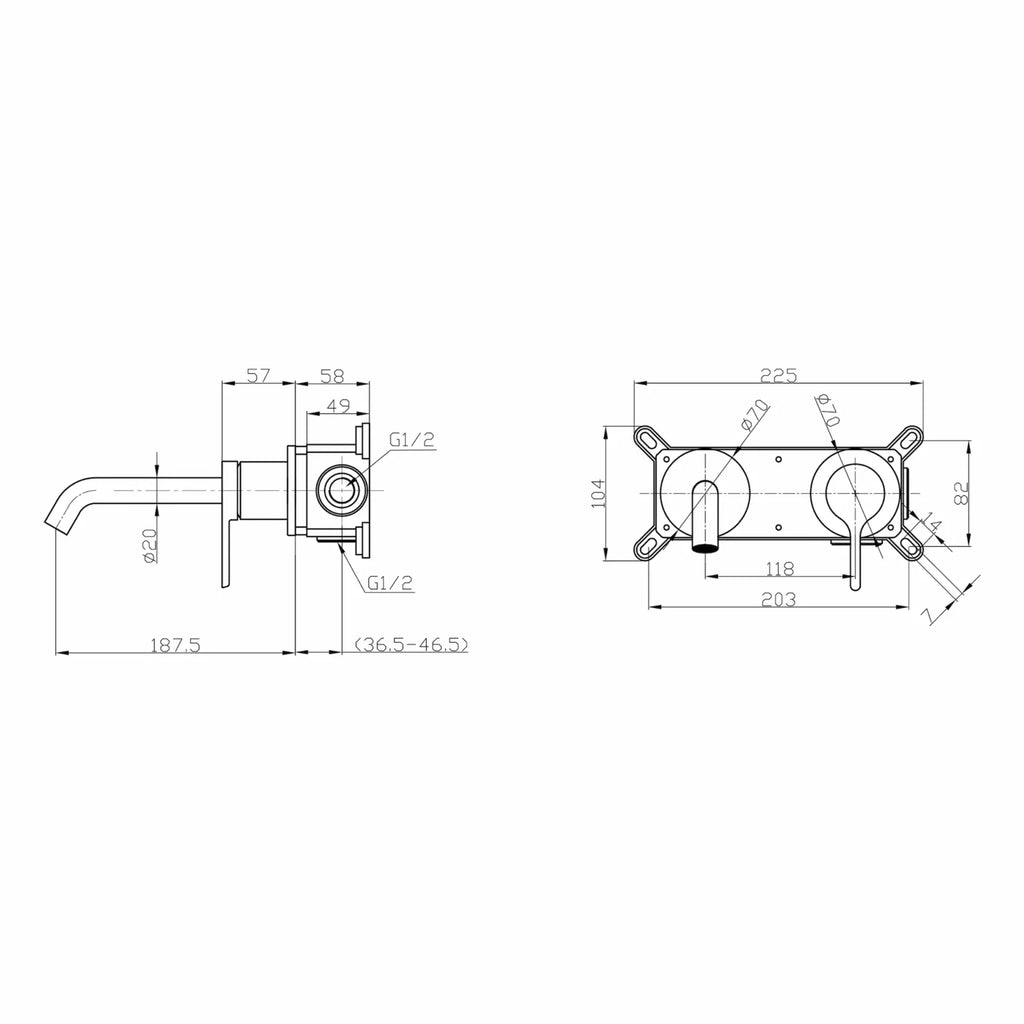 ERA Built-In Basin Mixer