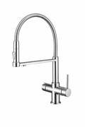 CONTEMPORARY ART KITCHEN MIXER WITH WIRE SPOUT