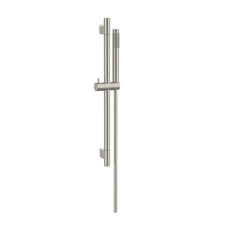 BRUSHED NICKEL SHOWER RAIL