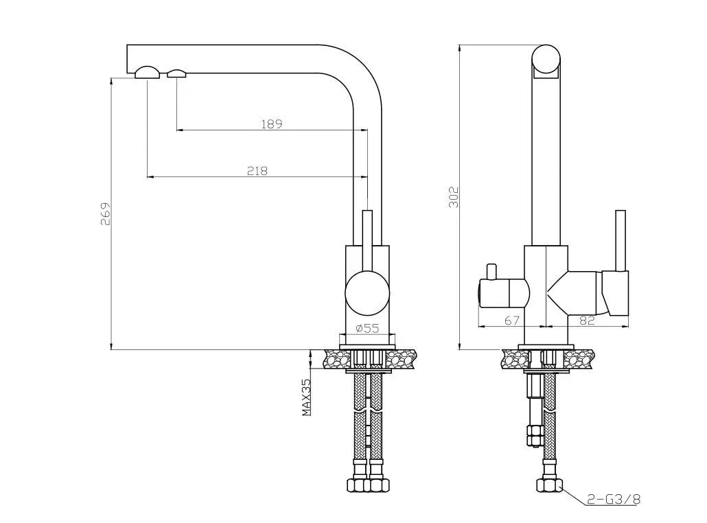 KITCHEN MIXER 3-WAY
