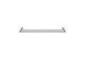SANCO TWIST TOWEL RAIL DOUBLE CHROME