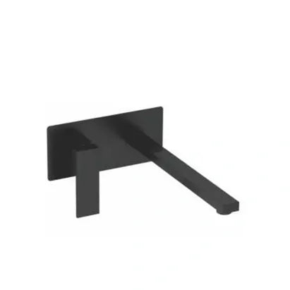BUILT-IN SQUARE BLACK BASIN MIXER