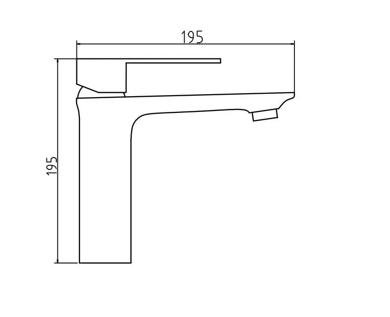 FONTANA BLACK BASIN MIXER