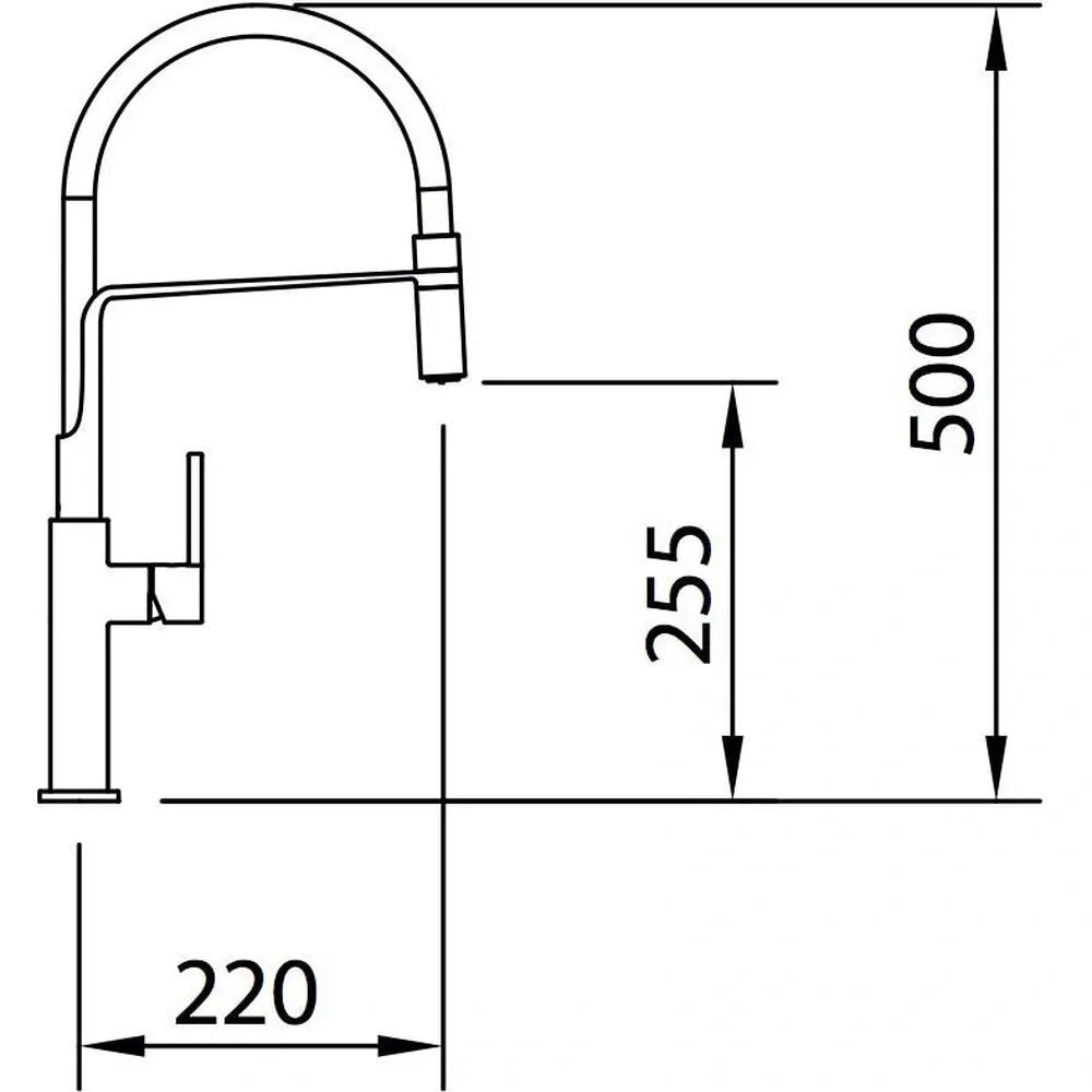GRIFOS CHEF SLIM KITCHEN MIXER 2WAY