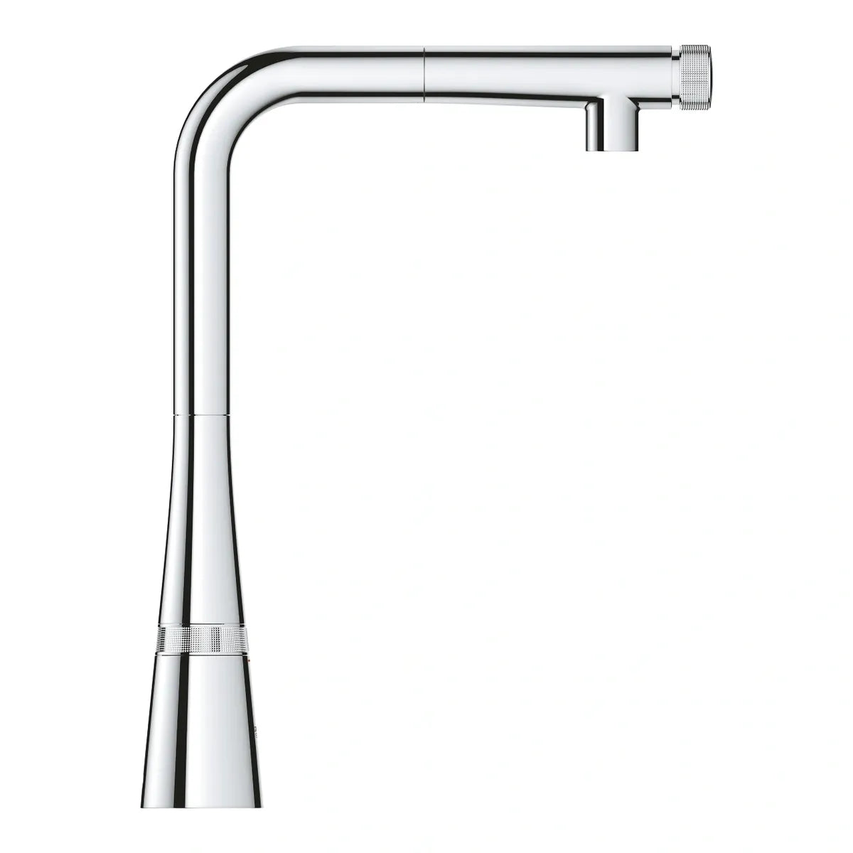 GROHE ZEDRA SMARTCONTROL L-SPOUT SINK MIXER WITH PULL-OUT SPRAY