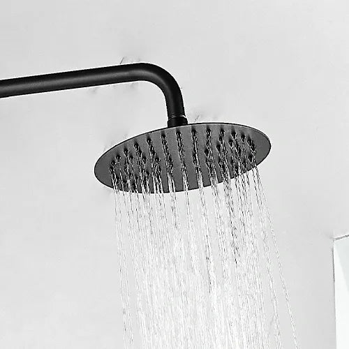 BANI ROUND BLACK SHOWER HEAD