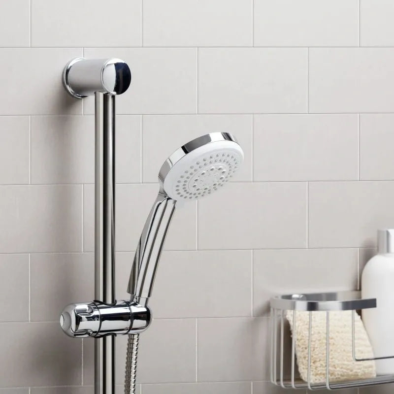 SLIDING RAIL SHOWER KIT - CALMA CHROME
